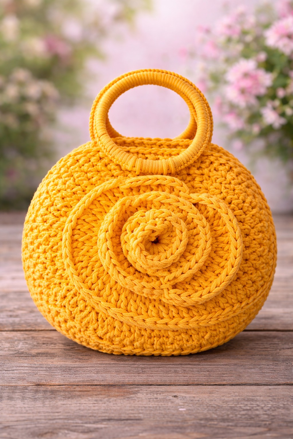 yellow Mekram bag