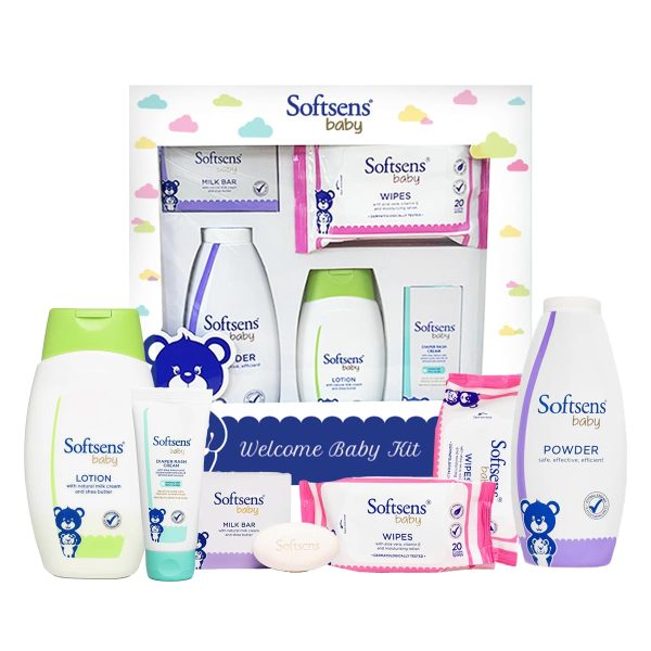 Softsens Welcome Baby Kit | Combo Pack of 6 Skincare Essentials