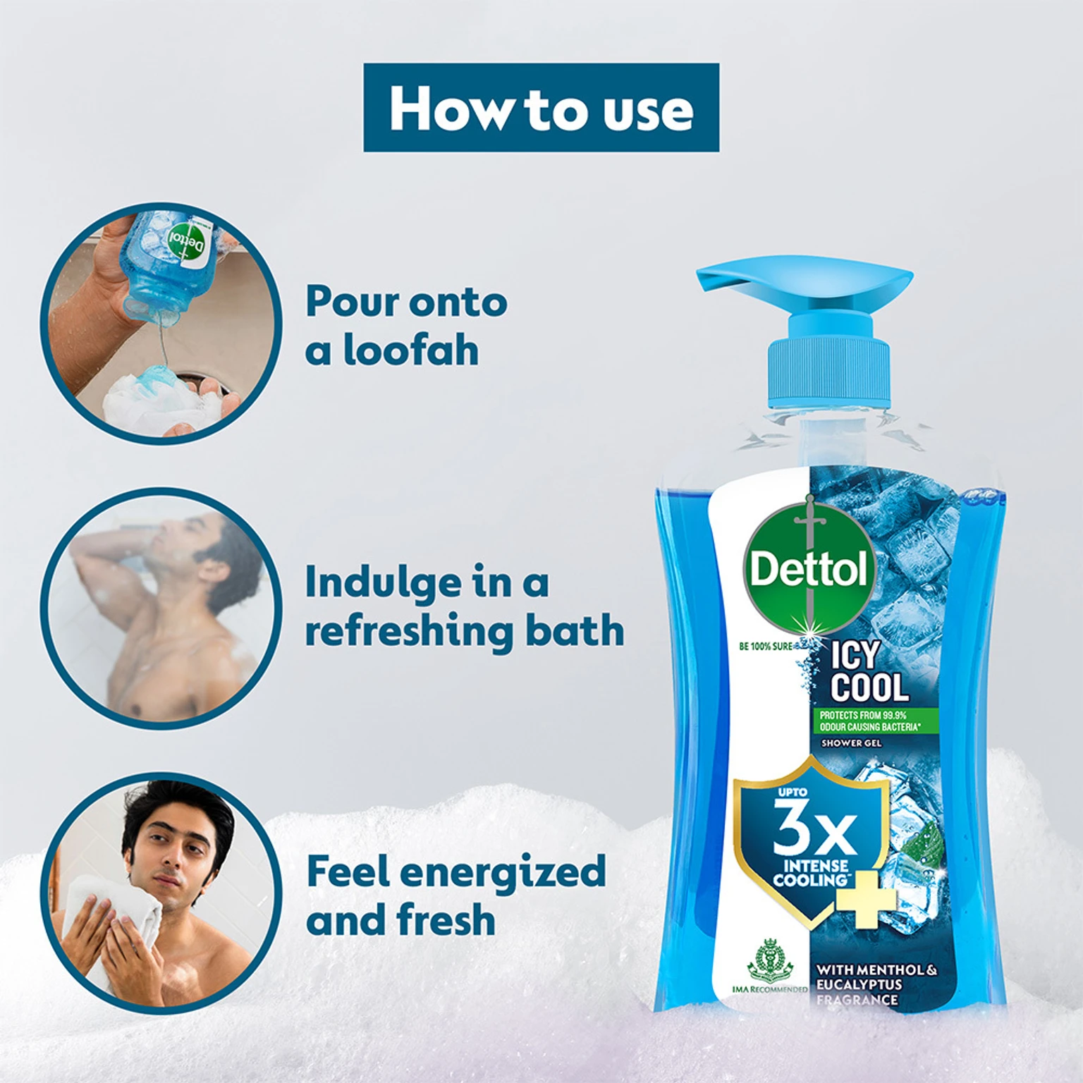 Dettol Icy Cool Body Wash5