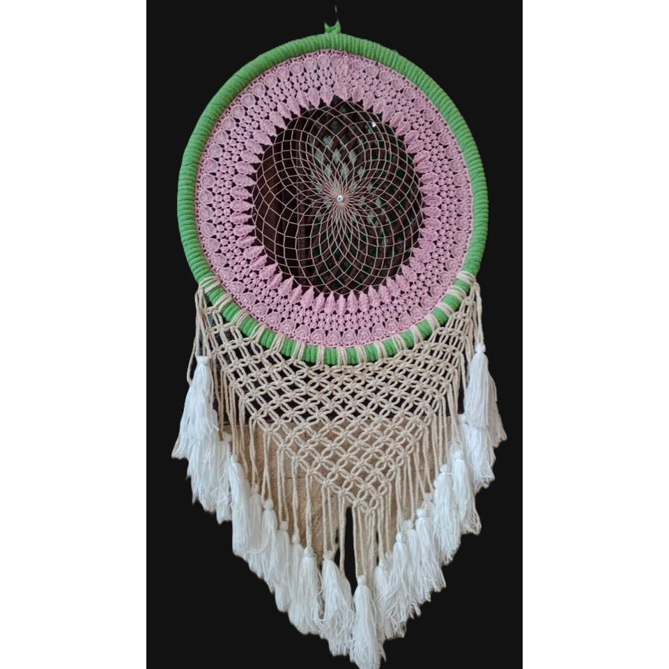 Dream Catcher baby Pink & green1
