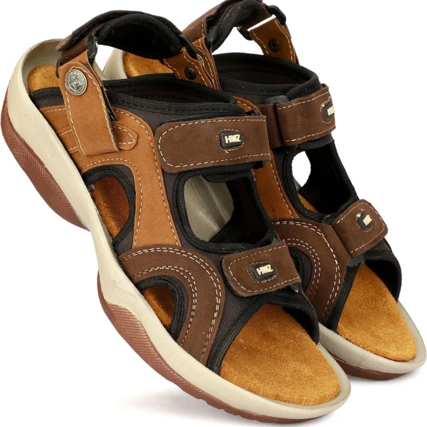 HRW Men Sandal (Tan , 10)