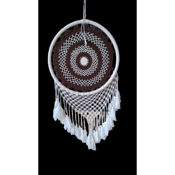 Dream Catcher White & Brown