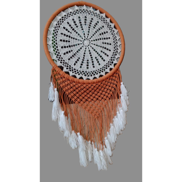 Dream Catcher White & Orange