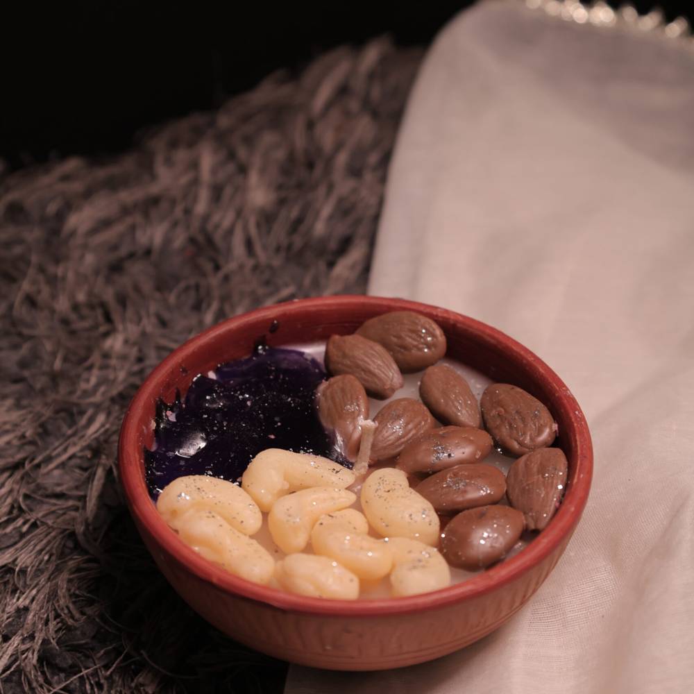 Dry Fruit Bowl Scented Decorative Candle