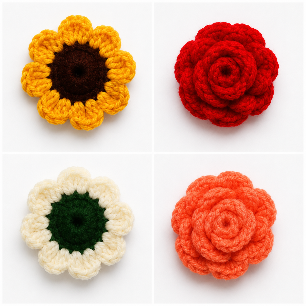 Handmade Crochet Flower Rakhi – Multiple Designs